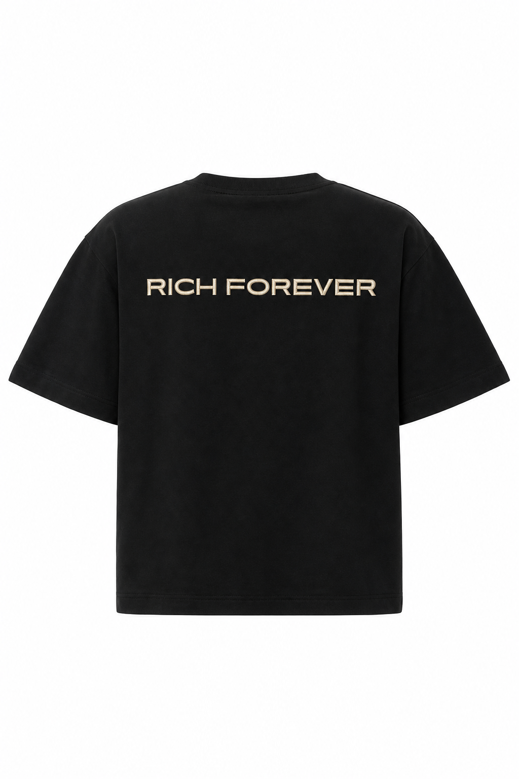 Rich Forever Oversize Tee — Black