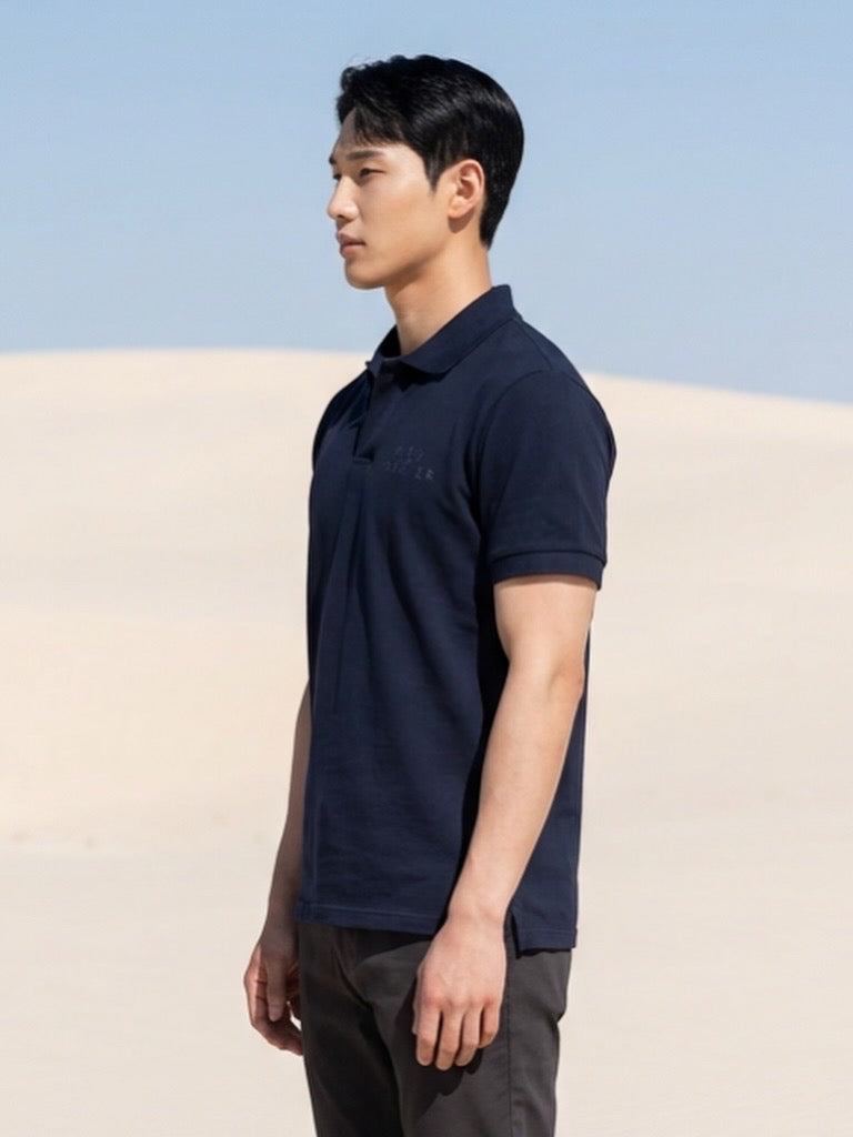 Rich Forever V-Neck Polo — Men's