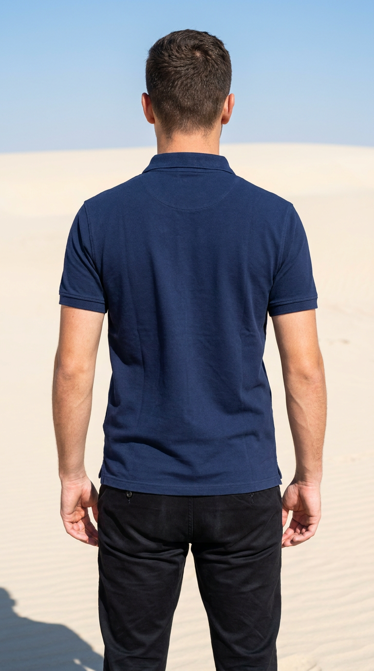 Rich Forever V-Neck Polo — Men's